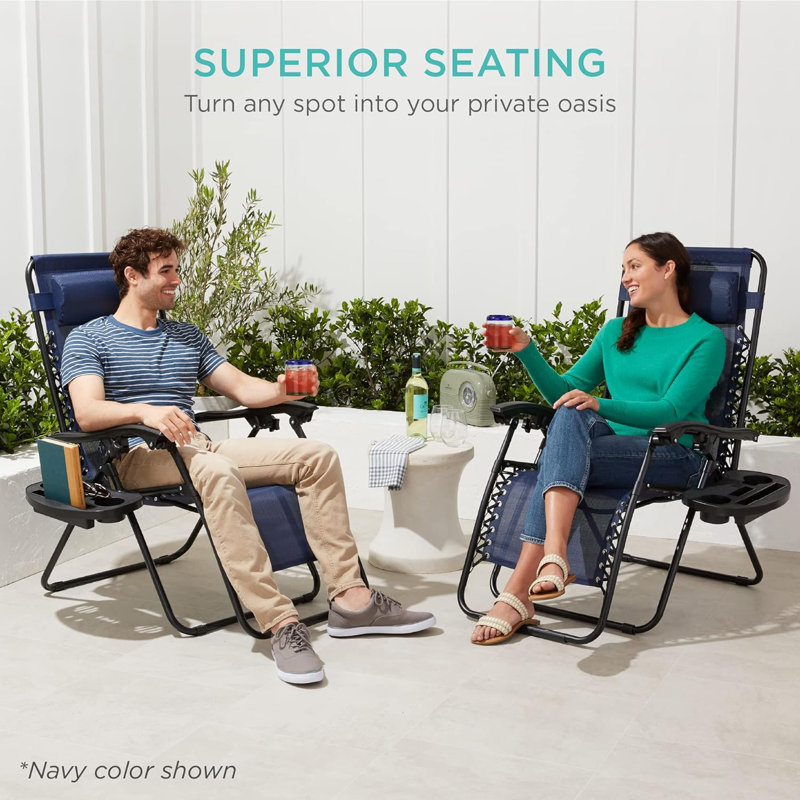 Folding Zero Gravity Chair, Brown