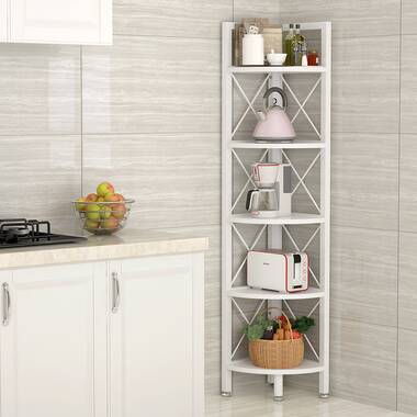 11.22'' W Solid Wood Shelving Unit