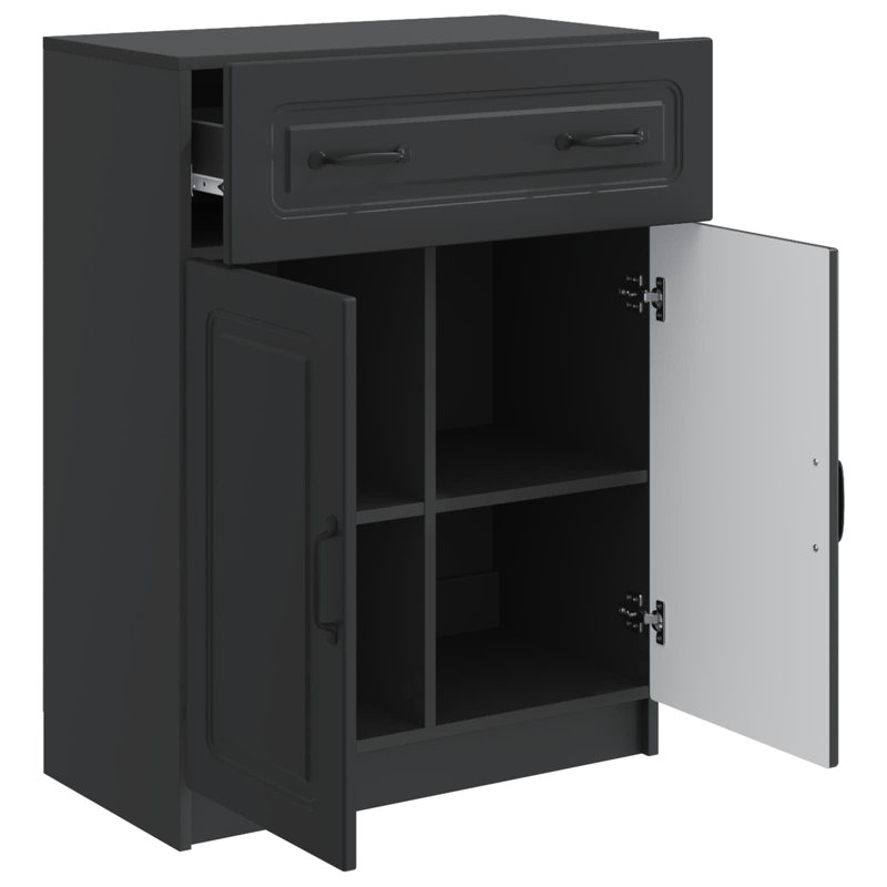 66cm Sideboard, Black