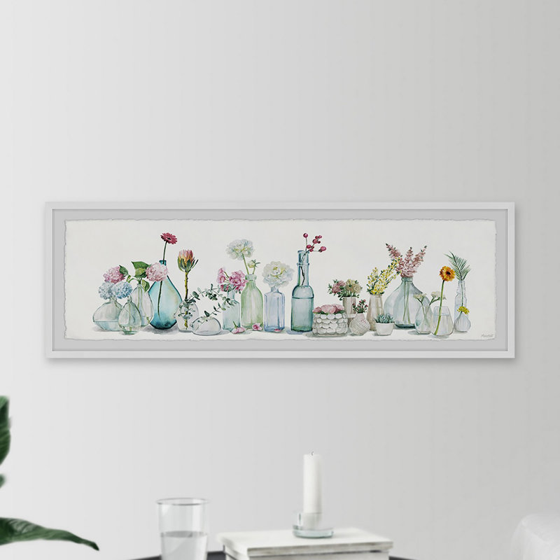 " Floral Display " by Marmont Hill, 15" H x 45" W x1.5" D