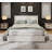 Full Size Upholstered Platform Bed Frame with Tall Tufted Wingback Headboard, Velvet Fabric, 4 Storage Drawers, Wooden Slats Support, No Box Spring Needed, White-1471631155-1471631152