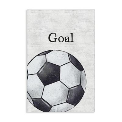 Art mural sur toile de soccer soccer par JJ Design House LLC
