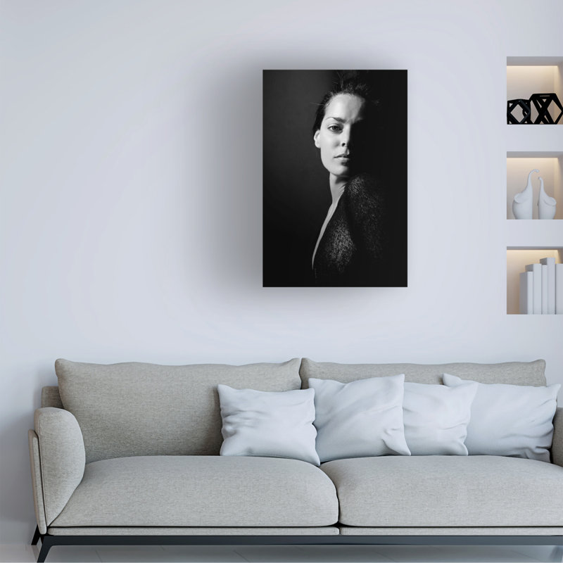 Olga Mest Half Moon Canvas Art, 19" H x 12" W