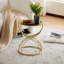 Table d'appoint Modern [Structure en métal + plateau miroir]
