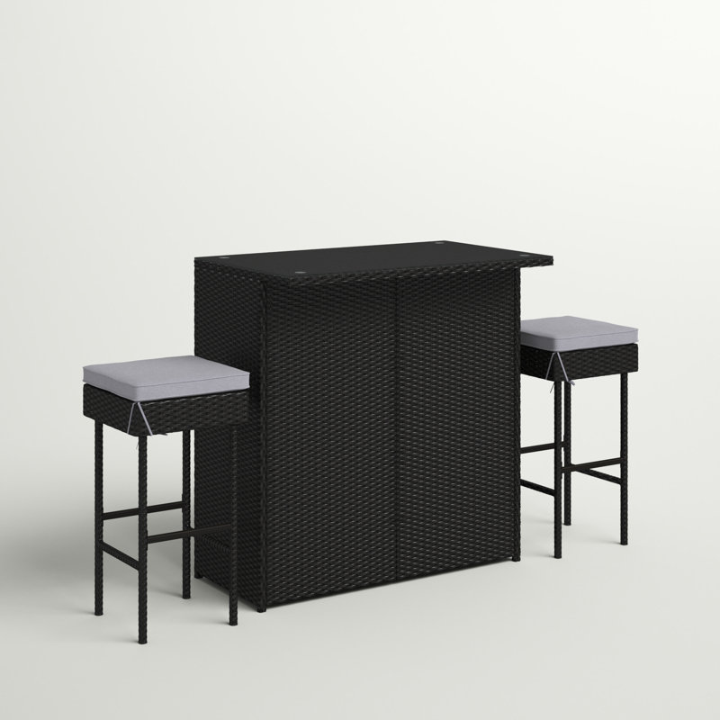 Hettye Bar Set with Stools