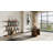 Kupang Glass + Walnut Rectangular Dining Table