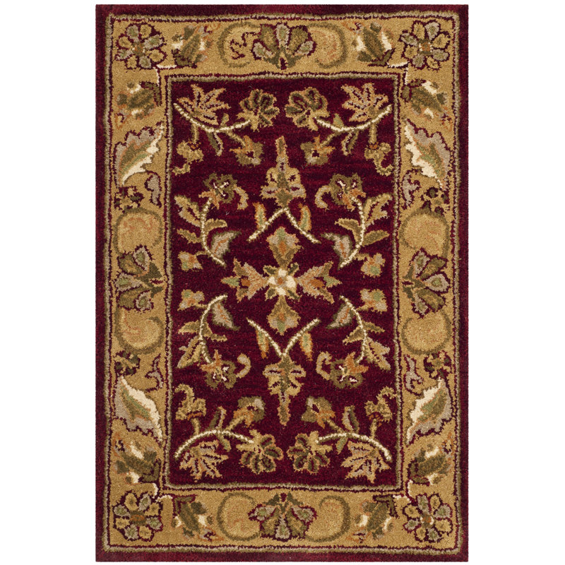 Tapis oriental en laine touffeté à la main Gorham, Rectangulaire 3 pi x 5 pi