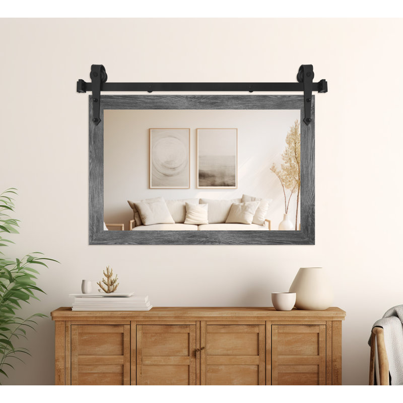 Conner Rea Mirror, 16" x 33", Gray