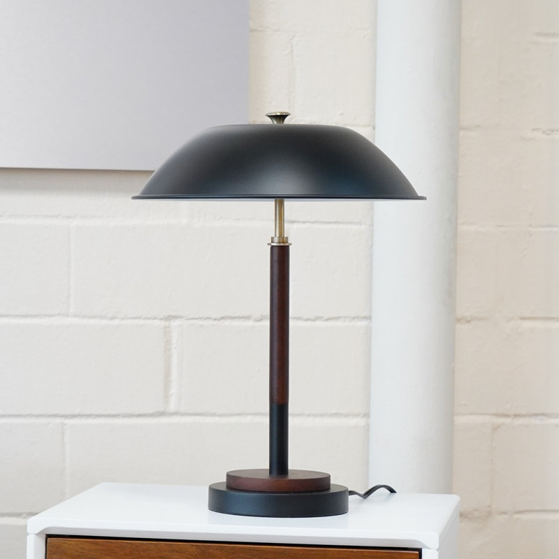 Bouler BLACK UMBRELLA SHAPED TABLE LAMP