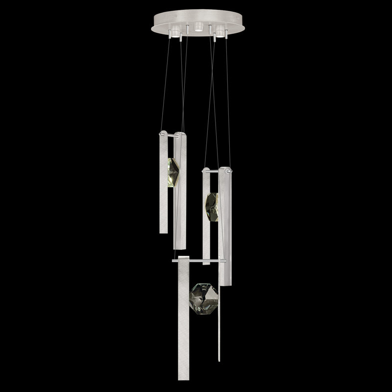 Aria 3 - Light LED Pendant, Brushed Silver