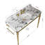 Console de lavabo 48 po, meuble-lavabo autoportant avec 3 trous de robinet pré-percés-131207572-131207574