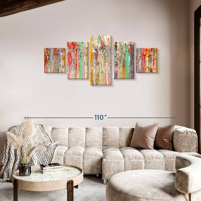 Vertical Reflections, 36" H x 80" W