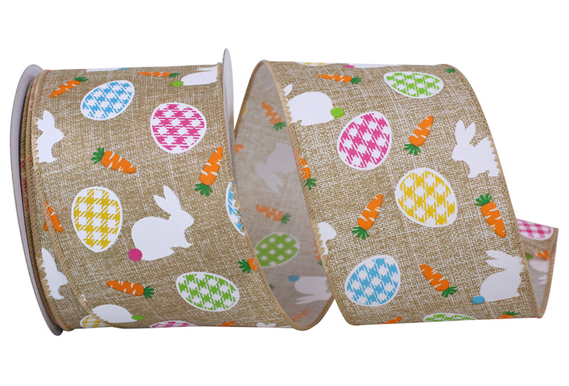 2.5'' Fabric Animals Ribbon