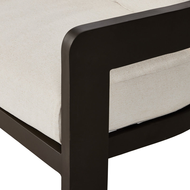 Jackson Outdoor Metal Sofa-96"-Alessi Linen, Alessi