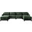 , Quatre sièges, chenille, assorti, éponge de haute qualité, assise ergonomique, assemblage facile, siège en chenille à différentes pièces avec support lombaire mobile, structure en bois, coussins entièrement compressés, élégant