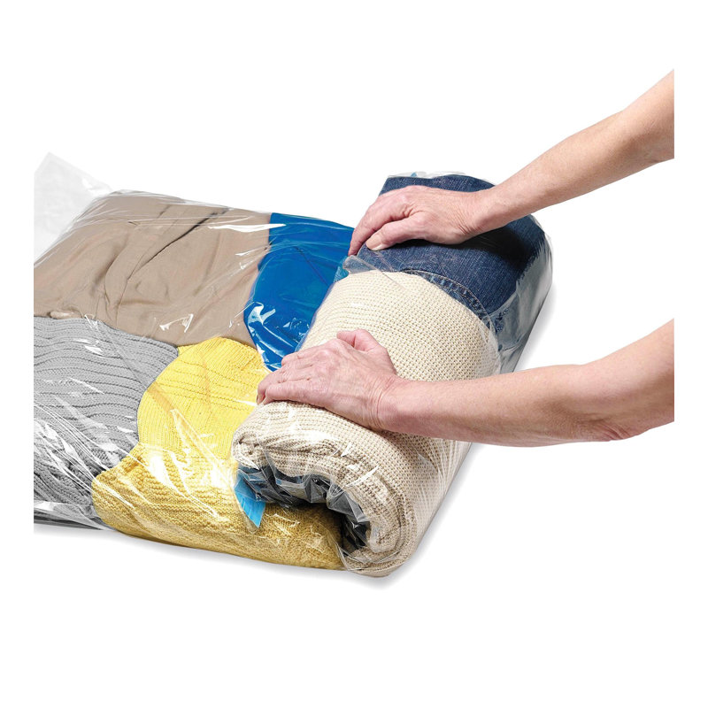 Spacemaker Vacuum Bag - Clear - Jumbo, 0.12" H x 51" W x 35.4" D
