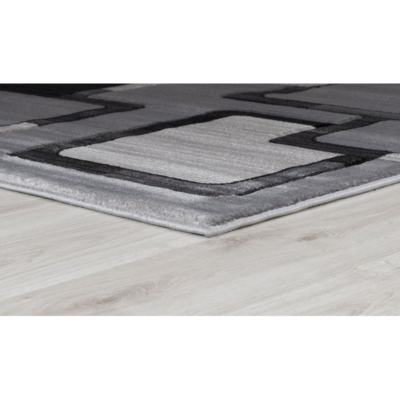 Adonia Geometric Indoor Rug, Oval 5'2" x 7'5"