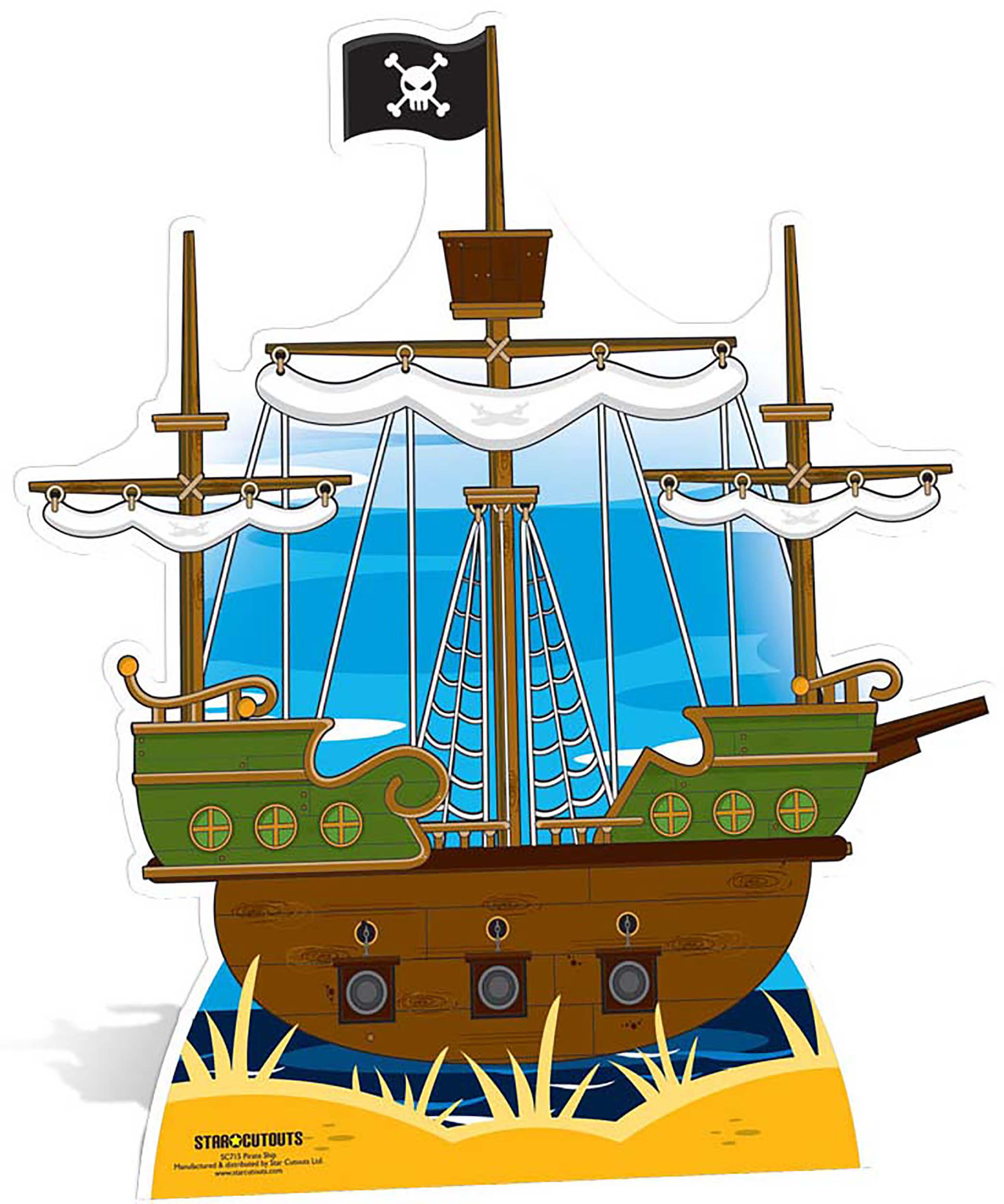 Star Cutouts Pirate ship Cardboard Standup Wayfair Canada