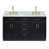 Black / Satin Brass