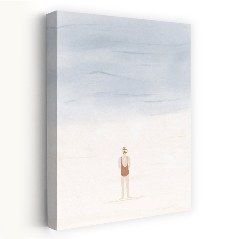 Art contemporain, art mural plage contemporaine, H 18 po x l 12 po