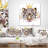 Leopard Head with Golden Crown - Animal Printed Pillow-30745797-30745801