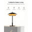 Lampe de bureau industrielle avec port de charge USB-C, 3 couleurs de température et à intensité variable, abat-jour double couche pour le chevet, le bureau et le salon