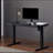 Keb Home Office Tempered Glass Adjustable Standing Desk with Drawer-835290708