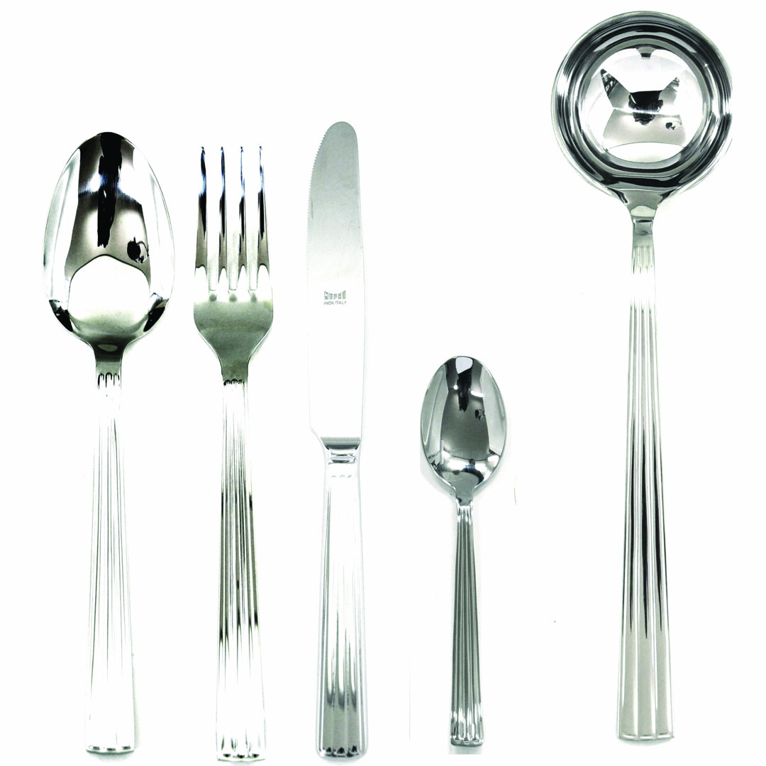 Sole 49 Piece 18/10 Stainless Steel Cutlery Set