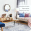 Miroir mural en bois