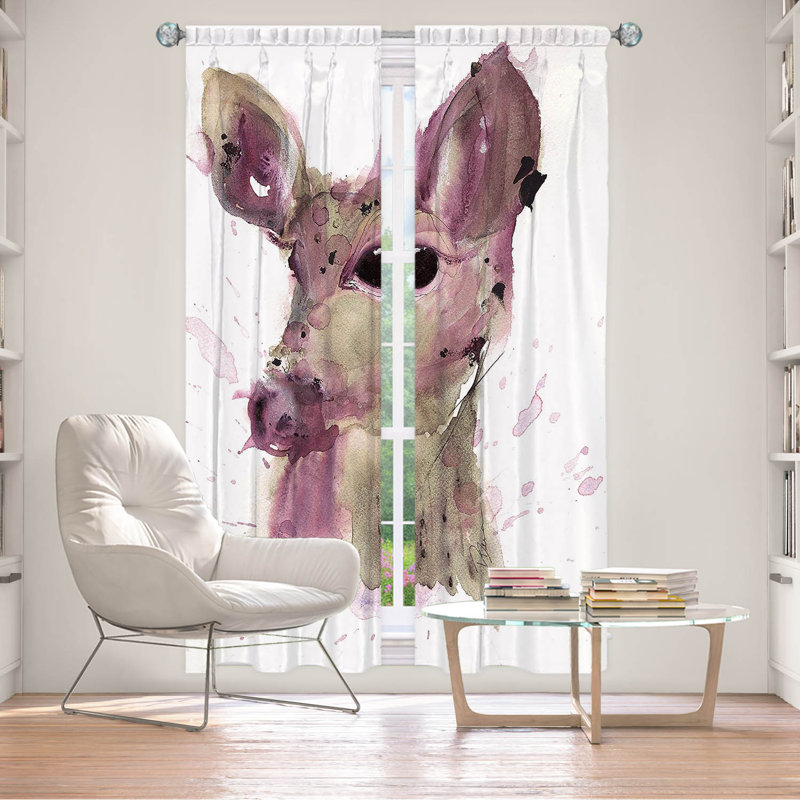 Rideau simple obscurcissant avec passe-tringle Delaughter, L 20 po x L 52 po