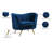 Margo 43" Wide Tufted Velvet Barrel Chair-1991124738