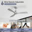 Ventilateur de plafond 3 pales standard Nicola-1848482215