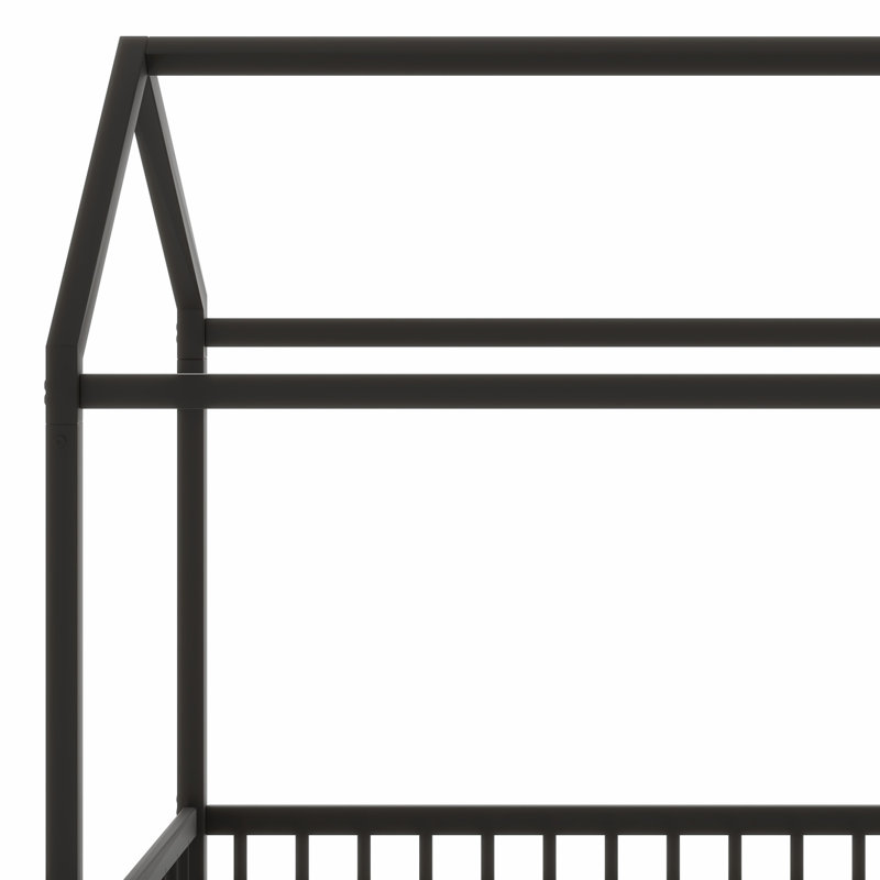 Lit sur pied Montessori, Lit simple, Noir