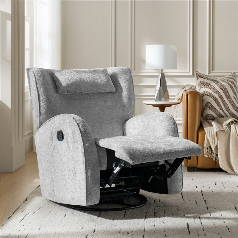 Fauteuil inclinable et pivotant Axel, Gris