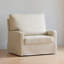Crawford Pillowback Chair and a Half Upholstered Swivel Glider