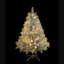 Arbre de Noël artificiel illuminé 4 pi avec arbre en métal, 400 branches, 150 lumières DEL, 11 modes d'éclairage, arbre de décoration des Fêtes pour l'intérieur et l'extérieur-1649557085
