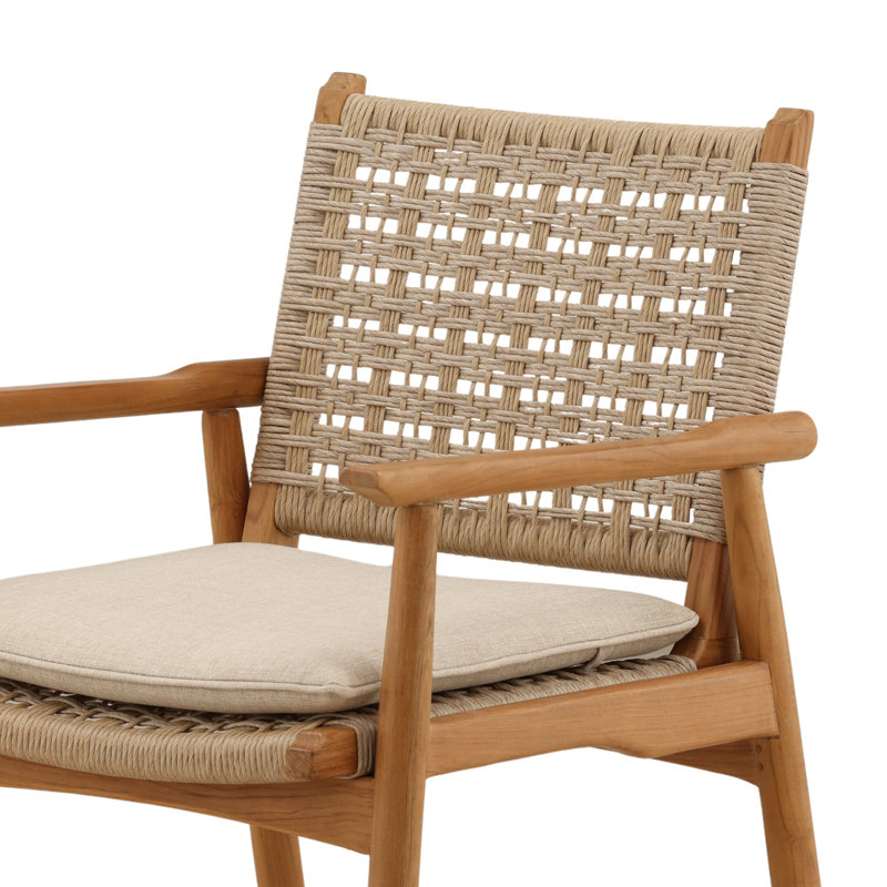 Alea Outdoor Dining Chair Natural