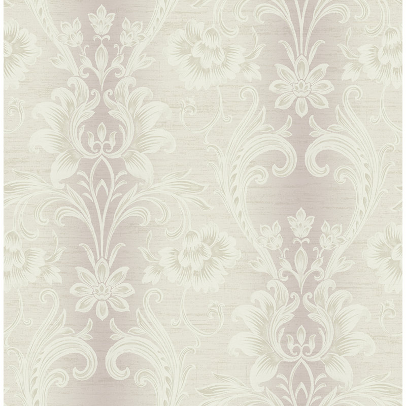 Rouleau de papier peint L 33 pi x l 20,5 po, Brume mauves