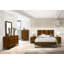 Charlize Wood Flat Wall Mirror-1697687536