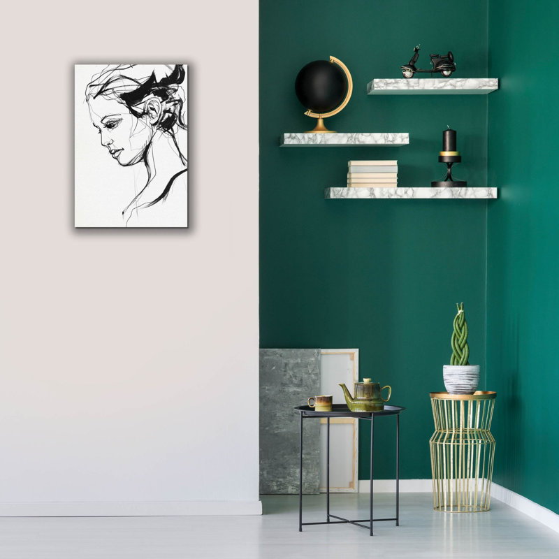 'Silhouette 2' by Design Fabrikken, Giclee Canvas Wall Art, 26" H x 18" W x 0.75" D