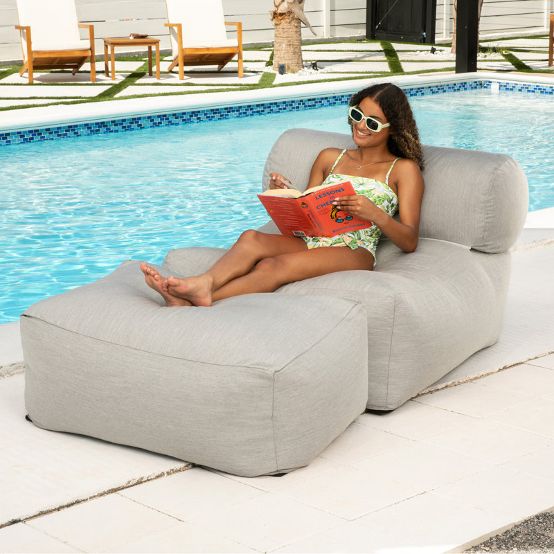 Ensemble de sacs à billes Tybee Sunbrella® - Ultimate Outdoor Lounging, Granit