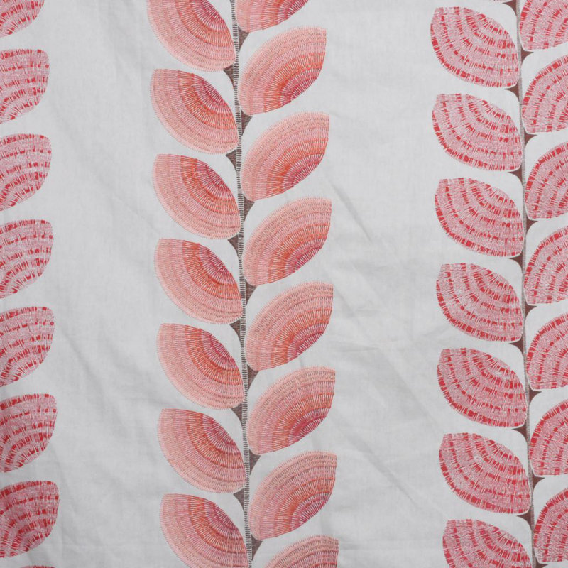 Allure Floral Foliage Fabric, Currant