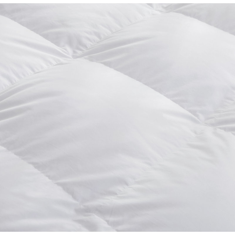 650 Fill Power Light Weight Duck Down Comforter, Queen