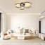Black Dimmable Acrylic LED Flush Mount Ceiling Light-144259708-144297514