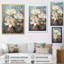 «Pearl White Magnolias Bloom In Sunlit Garden II», reproduction sur toile-611172529-701968969