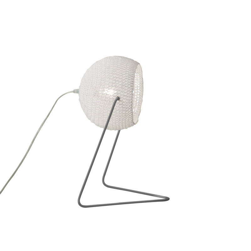 Trama Metal Novelty Lamp, Silver