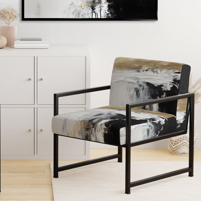 Chaise d'appoint d'appoint rembourrée Abstract