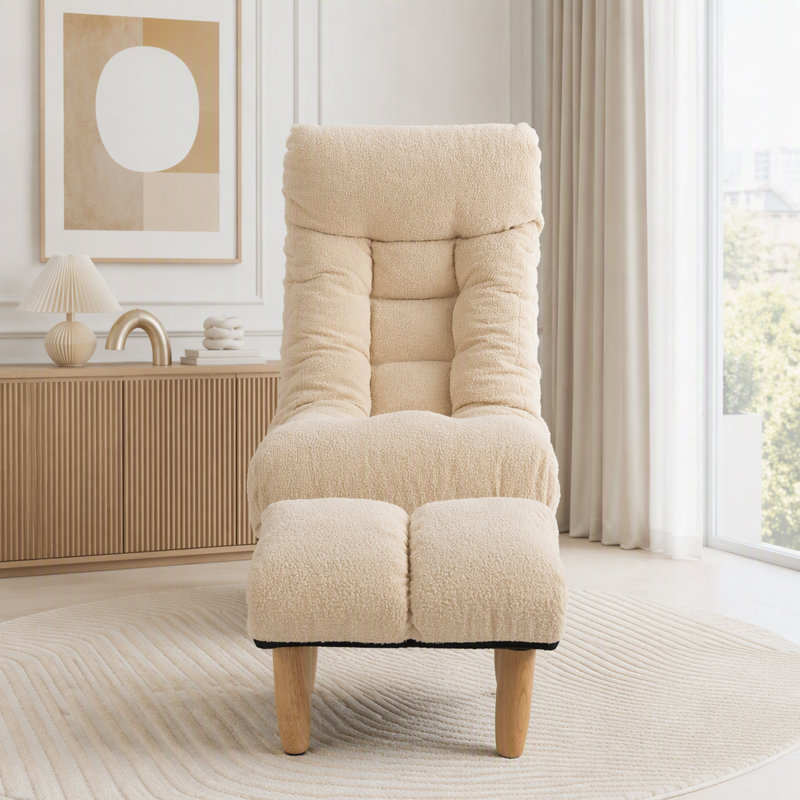 Fauteuil inclinable simple, White