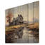 Barns Autumn Horizons II sur impression sur bois-903604530
