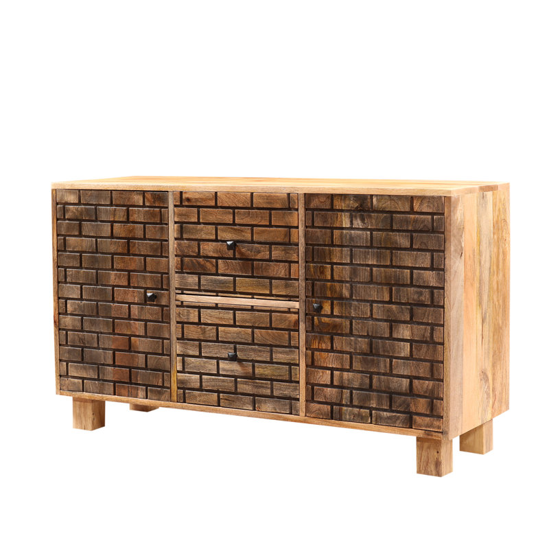 Cecina 120cm Solid Wood Sideboard